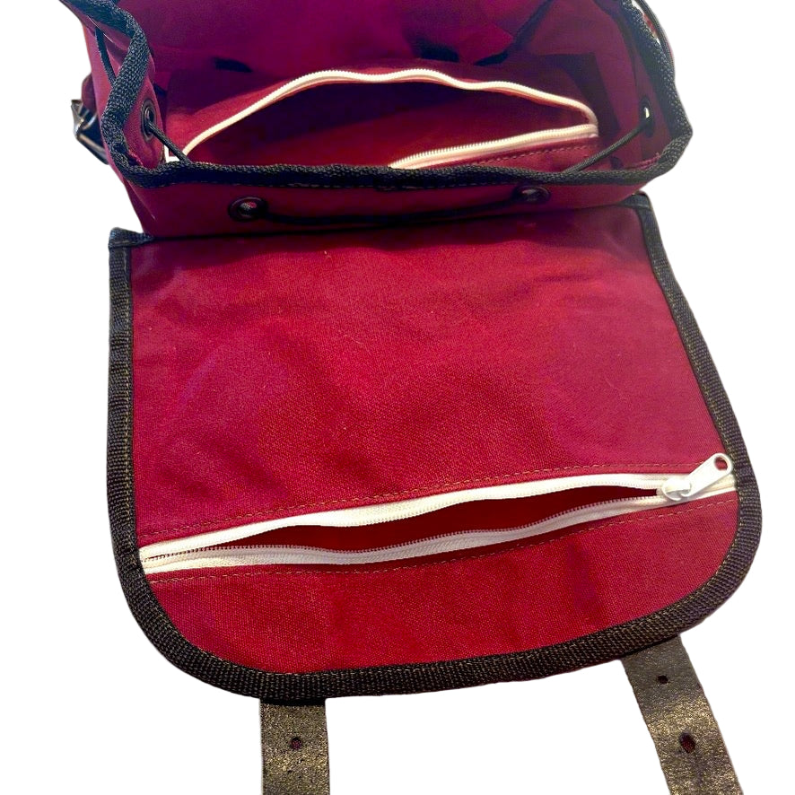River Ruck Special Edition - Med Red/Black/Antique Brass