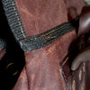 Day Pack Rugged Twill - Rust/Chocolate/Antique Brass
