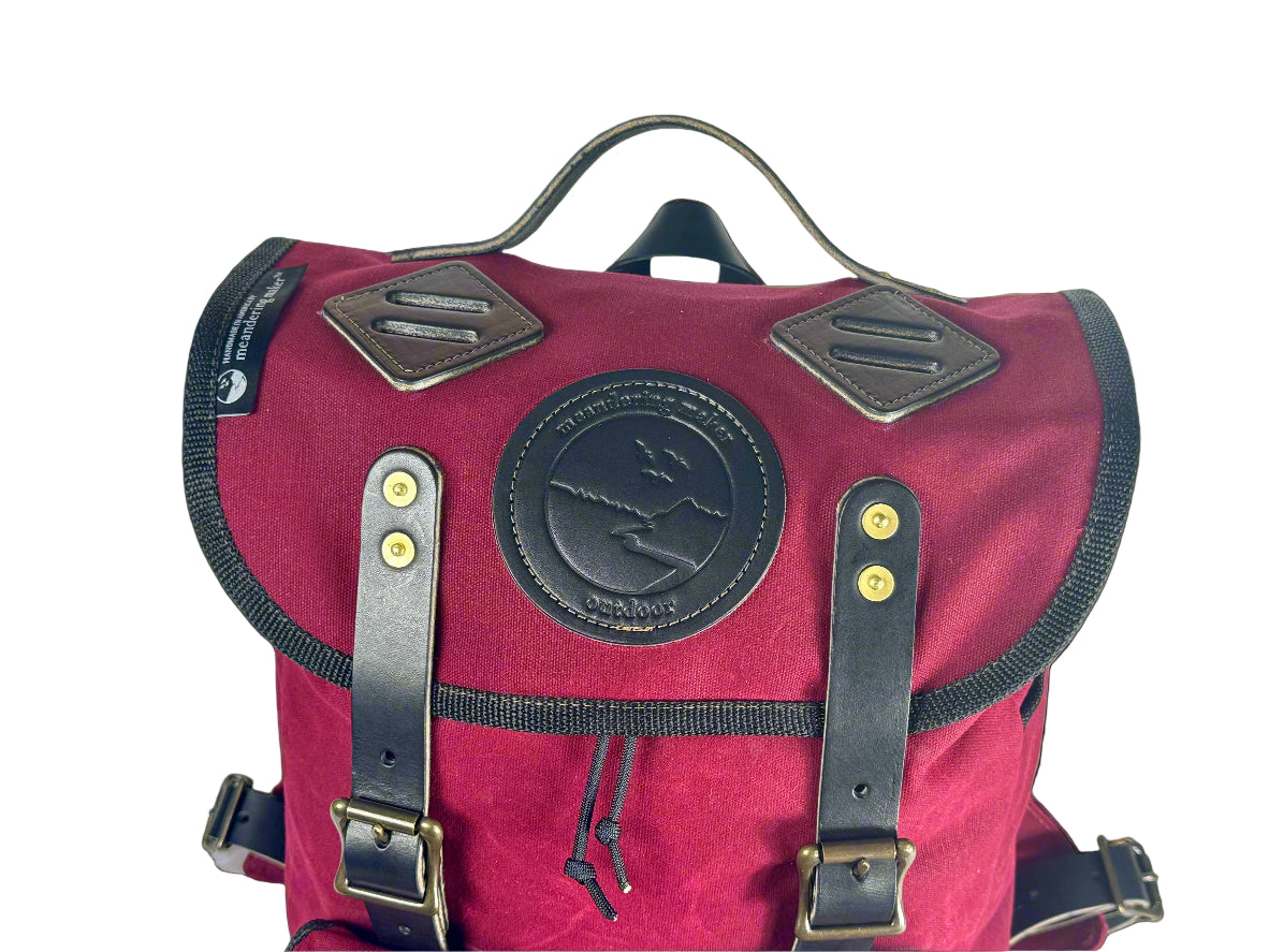 River Ruck Special Edition - Med Red/Black/Antique Brass