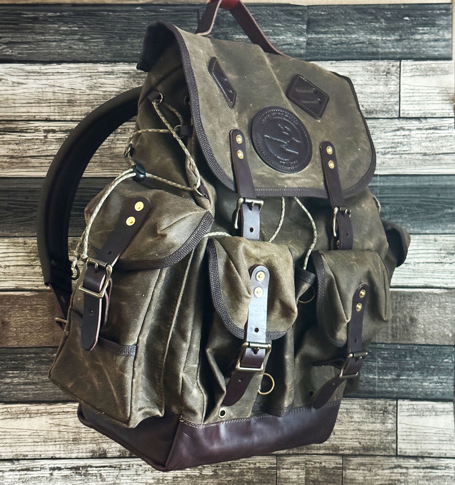 M3 Junior Rugged Twill - Tan/Chocolate/Antique Brass