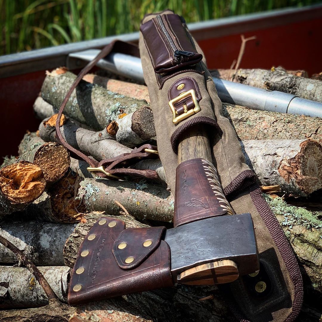Saw & Axe Sling with Removable Pouch
