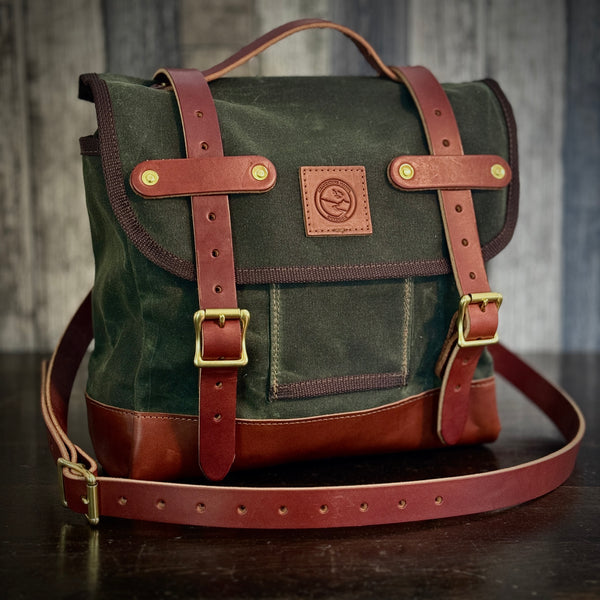 Waxed Canvas Haversack Gen II Shoulder Bag | Meandering Maker
