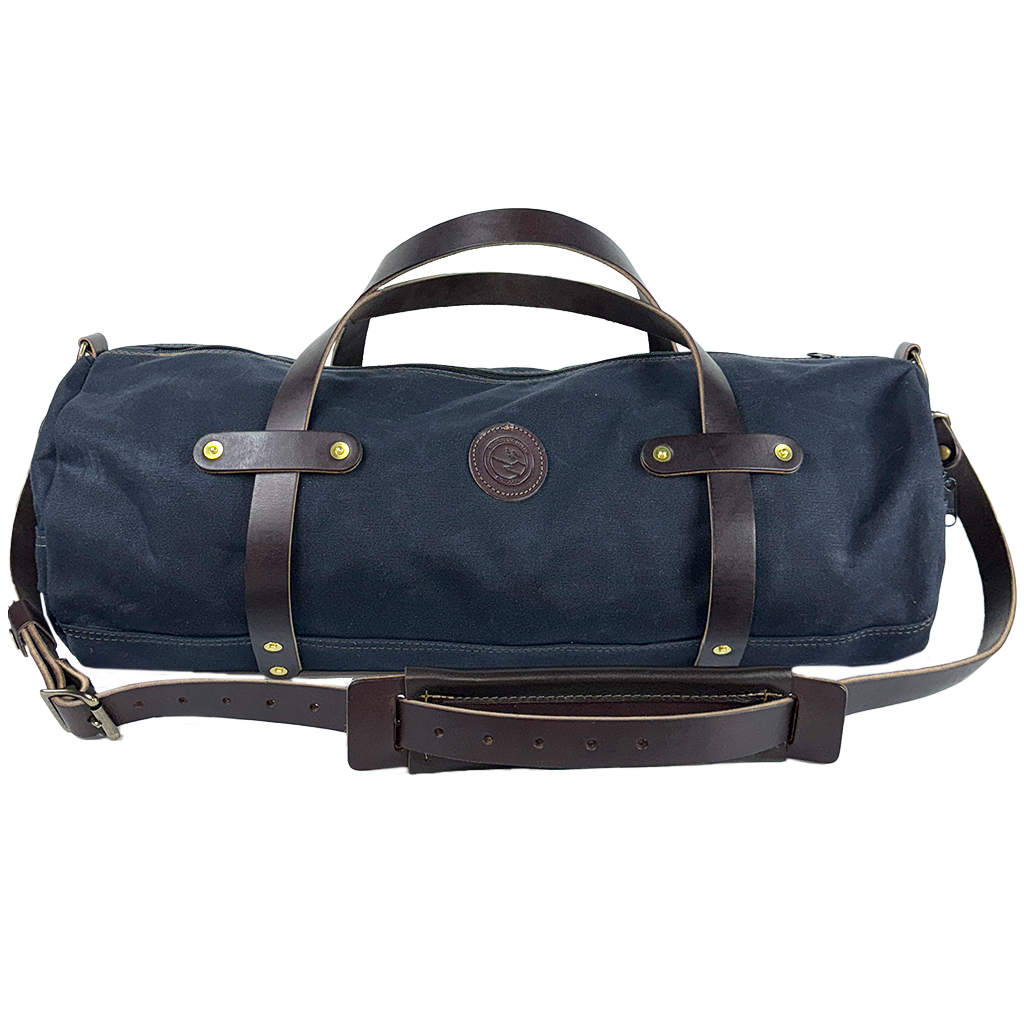 Wanderer Duffle - Black/Chocolate/Antique Brass