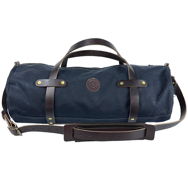 Wanderer Duffle - Black/Chocolate/Antique Brass