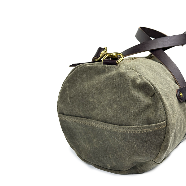 Wanderer Duffle - Field Green/Chocolate/Natural Brass